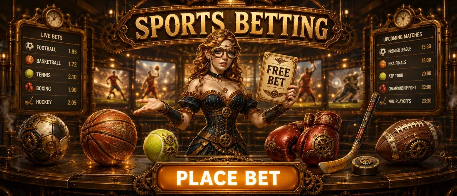 VinciSpin Sportwetten - Live-Action und 20+ Sportarten-Abdeckung